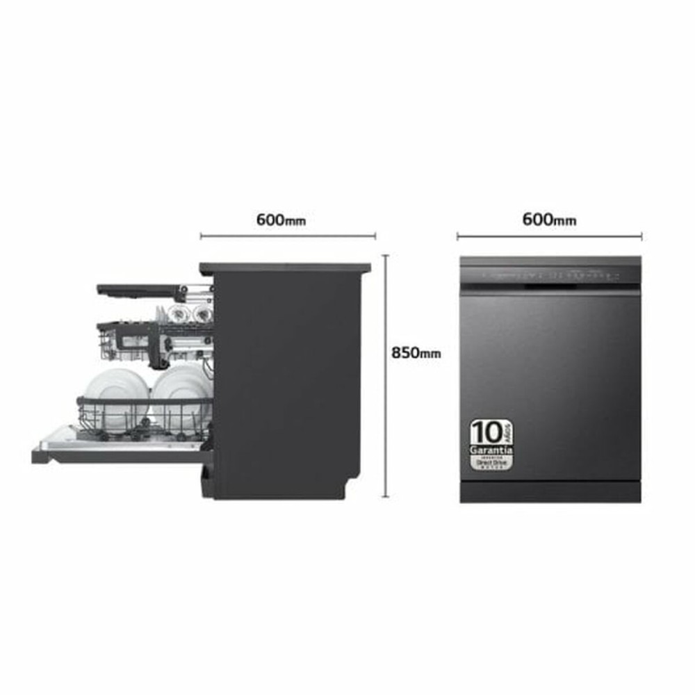 Dishwasher LG Black 60 cm