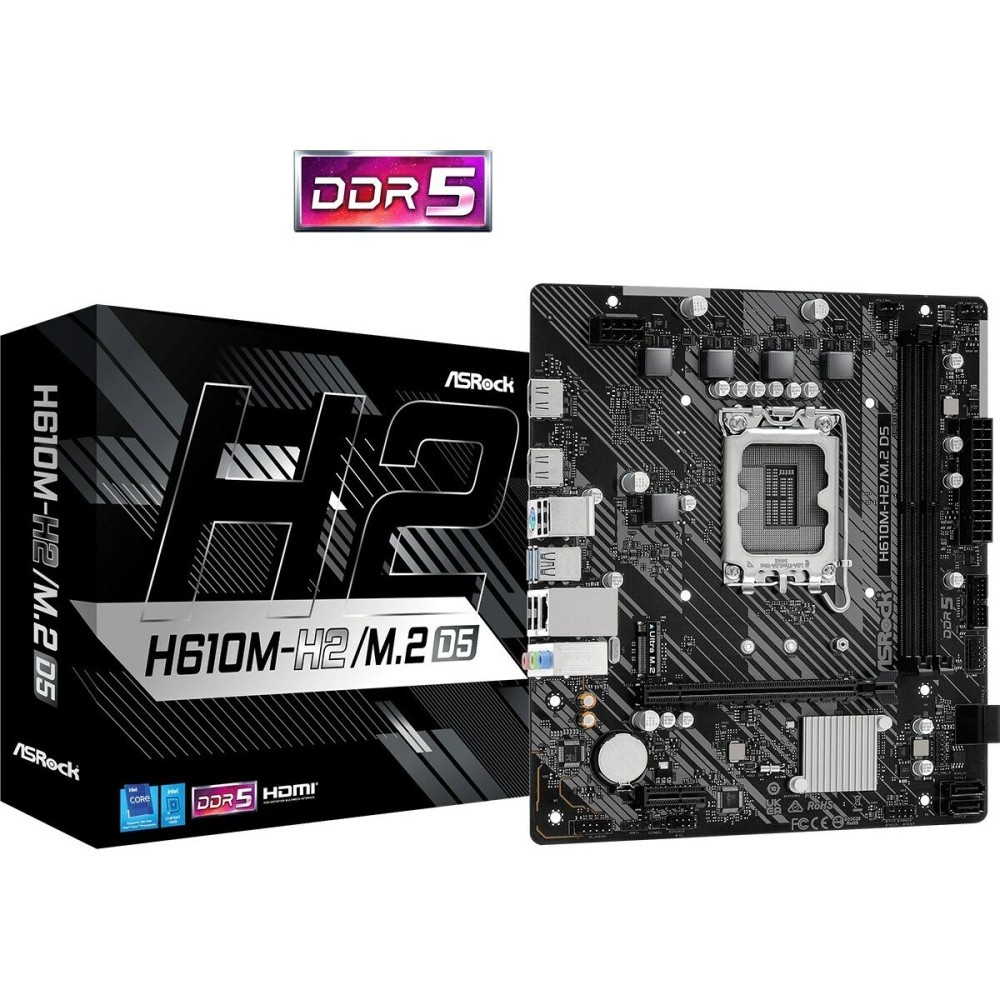 Carte Mère ASRock 90-MXBML0-A0UAYZ LGA 1700 INTEL H610