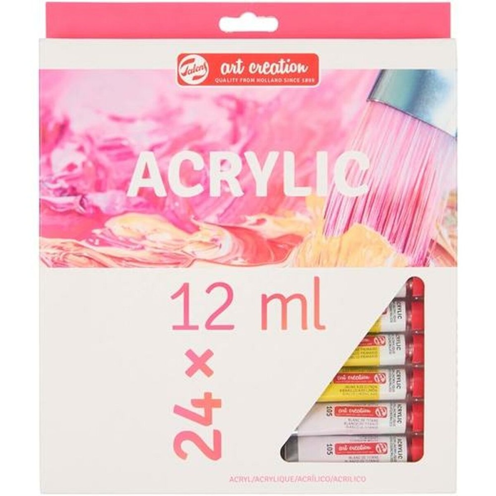 Painting set Talens Art Creation Acrylic paint 24 Pieces Multicolour 12 ml