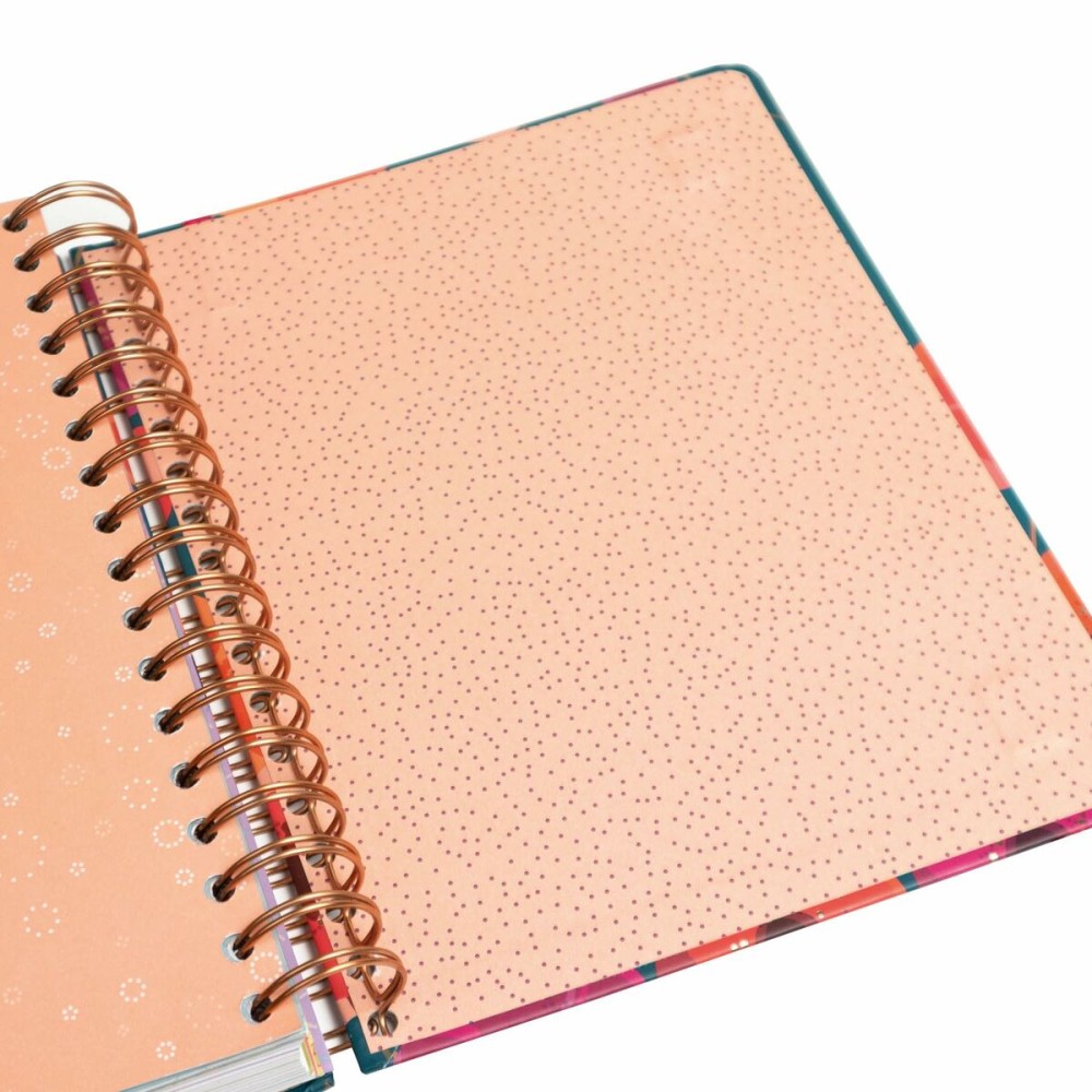 Agenda Finocam Talkual quarto 15,5 x 21,7 cm 2025 Fleurs