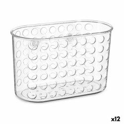 Rangement de douche Berilo 54160 Transparent PVC Plastique 19,3 x 12 x 9 cm (12 Unités)