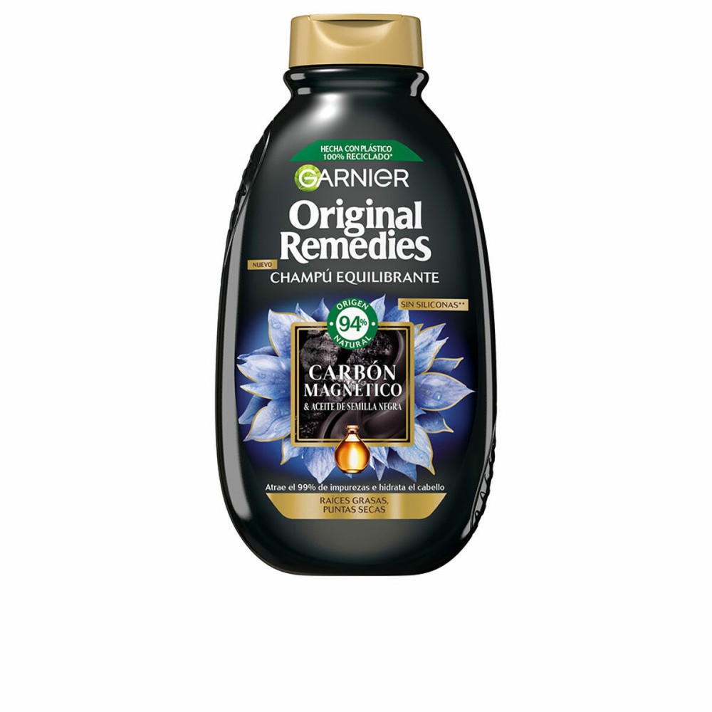 Shampoo Garnier Original Remedies Ausgleichende Magnetische Kohle (300 ml)