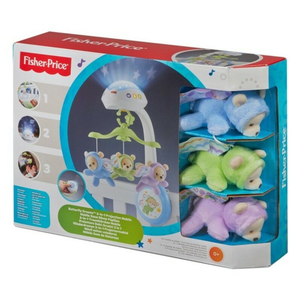 Projecteur mobile Fisher Price Blanc Multicouleur Plastique