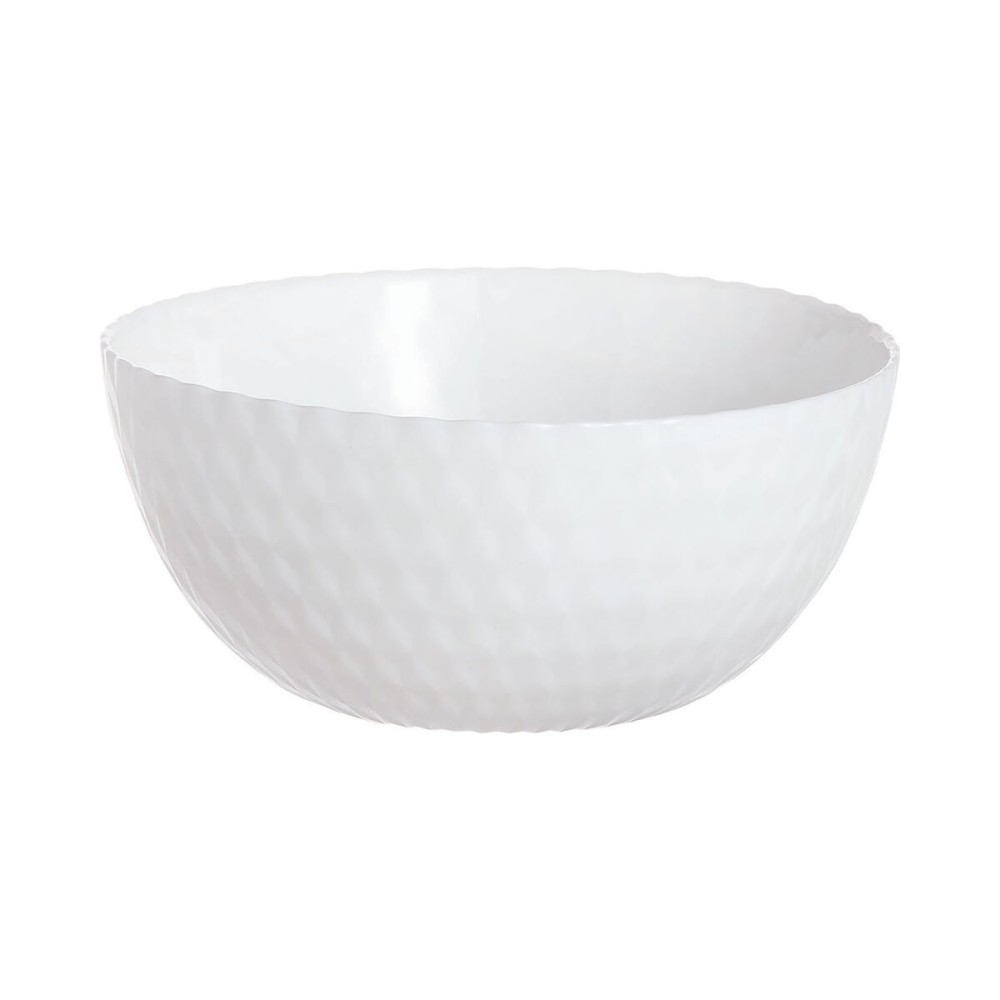 Schale Luminarc Pampille Blanco Weiß Glas 13 cm (24 Stück)