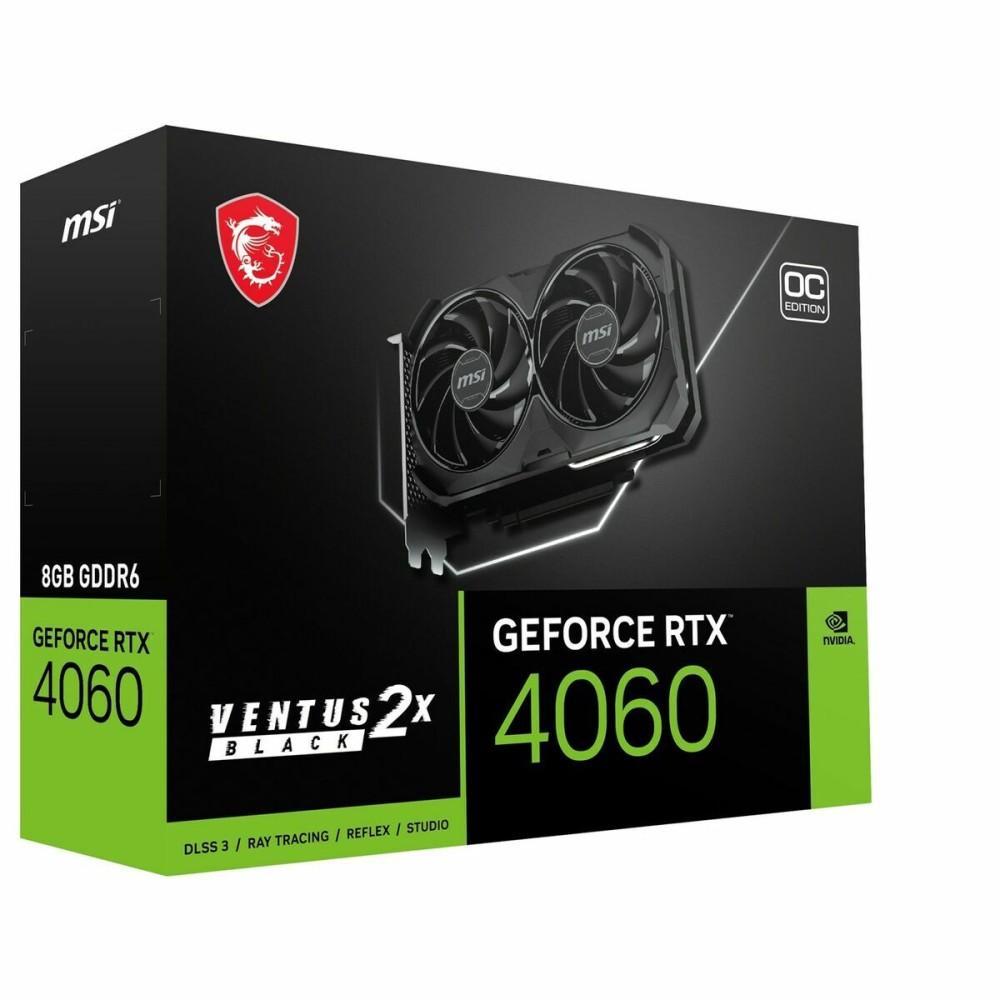 Graphics card MSI GeForce RTX 4060 VENTUS 2X 8 GB GDDR6 Geforce RTX 4060