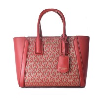 Damen Handtasche Michael Kors 35F2G6KC5V-CHILI-GLD Rot 24 x 18 x 8 cm