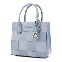 Damen Handtasche Michael Kors 35S2SM9M6S-PALE-BLU-MLT Blau 22 x 19 x 10 cm