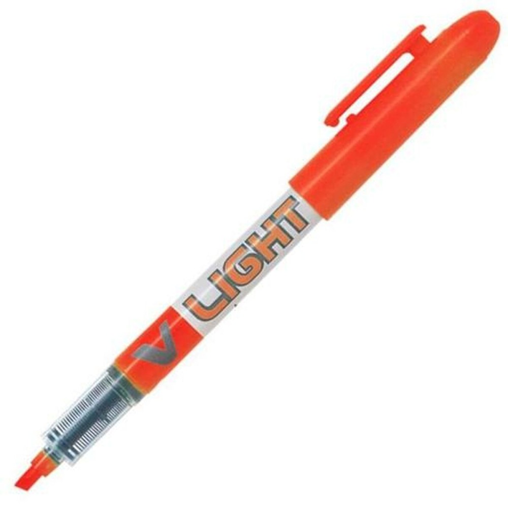 Marqueur fluorescent Pilot V Light Orange (12 Unités)