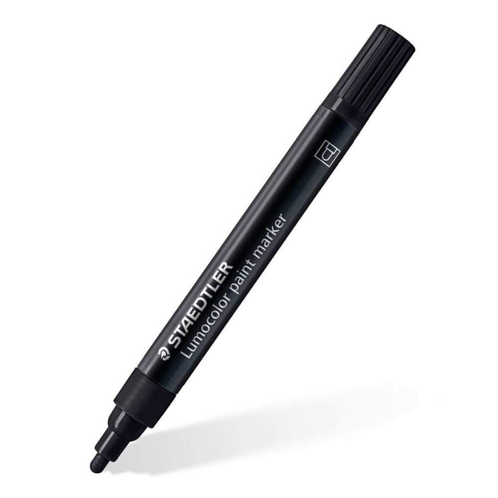 Dauermarker Staedtler Lumocolor Schwarz (10 Stück)