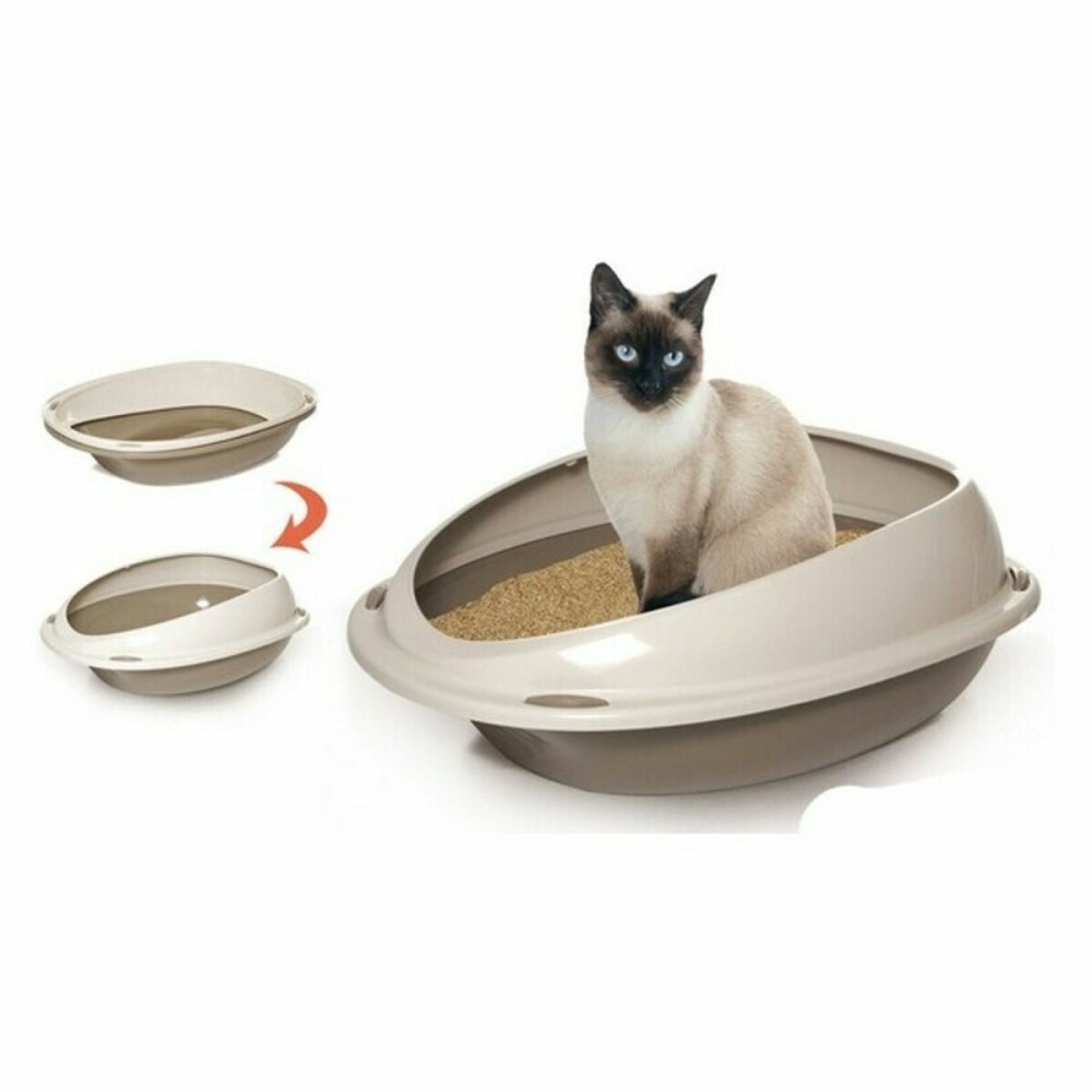 Bac à litière pour chats Georplast GP10533 57 x 40 x 19 cm (7 Unités) (57 cm)