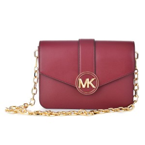 Damen Handtasche Michael Kors 35S2GNML2L-MULBERRY Granatrot 23 x 17 x 6 cm