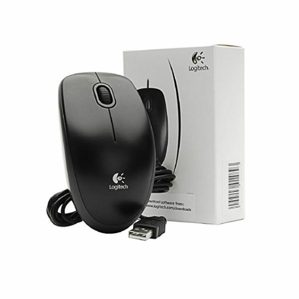 Logitech Maus B100 OEM schwarz