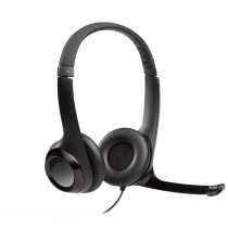 Headphones with Microphone Logitech LGT-H390 Black