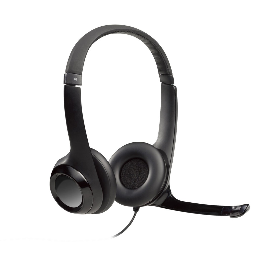 Casques avec Microphone Logitech LGT-H390 Noir