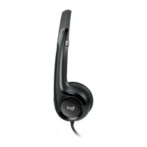 Headphones with Microphone Logitech LGT-H390 Black