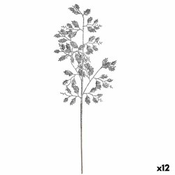 Branch Glitter Silver Metal Plastic 41 x 75 x 2,5 cm (12 Units)