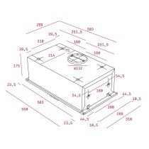 Conventional Hood Teka GFH 55 Grey Steel