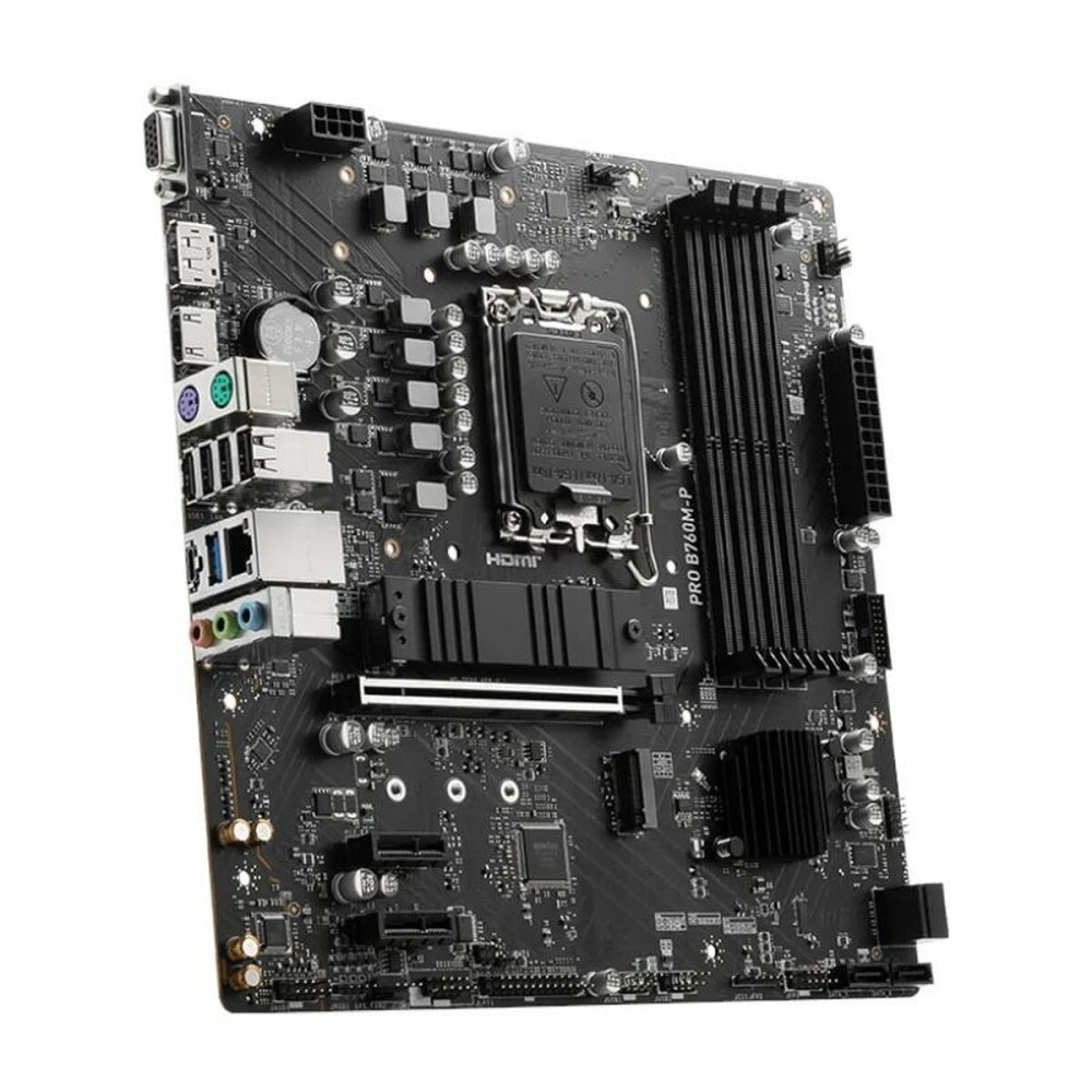 Carte Mère MSI PRO B760M-P DDR4 LGA1700 LGA 1700 Intel Intel B760