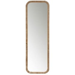 Wall mirror Romimex Natural Rattan Window 50 x 50 x 3 cm 50 x 160 x 3 cm