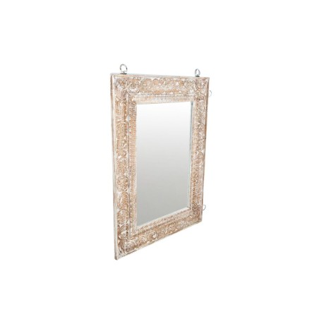 Wall mirror Romimex Brown Mango wood 100 x 130 x 5 cm