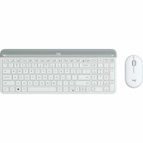 clavier et souris Logitech 920-009199 Blanc Espagnol Qwerty