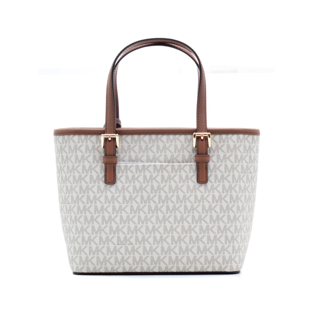 Sac-à-main Femme Michael Kors 35T9GTVT0B-VANILLA Beige 25 x 18 x 10 cm