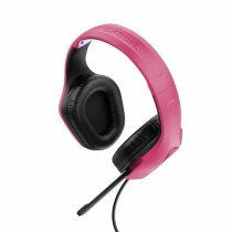 Headphones with Microphone Trust 24992 Black Pink