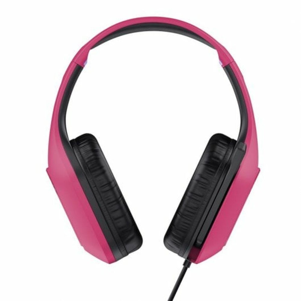 Headphones with Microphone Trust 24992 Black Pink