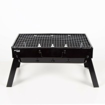 Barbecue Portable Aktive Rectangulaire Noir 50 x 23 x 30 cm (2 Unités)