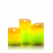 Multicolour Flame-Effect LED Candles with Remote Control Lendles InnovaGoods 3 Units White (Refurbished B)