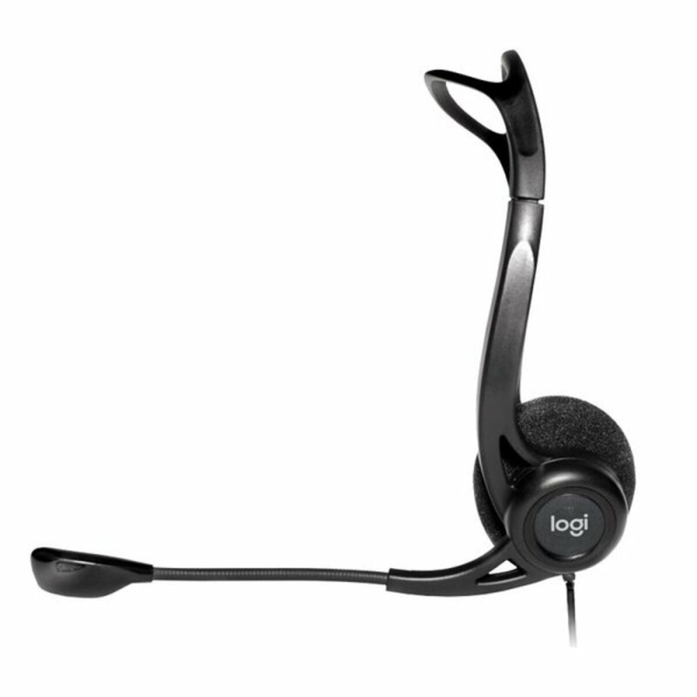 Headphones with Microphone Logitech 981-000100 Black