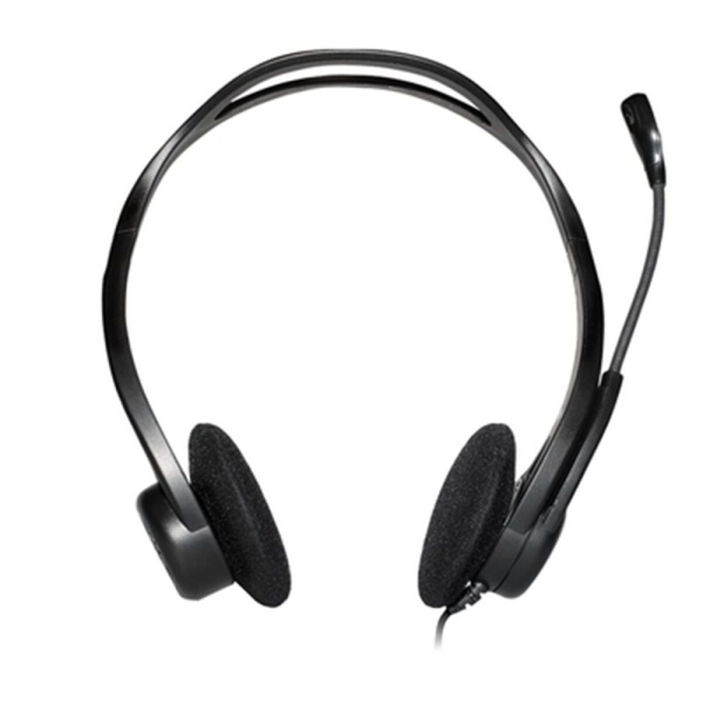 Headphones with Microphone Logitech 981-000100 Black