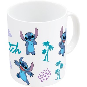 Tasse mug Stitch Bleu Lila Céramique 350 ml