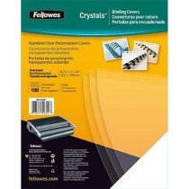 Couvertures de reliure Fellowes 100 Pièces Verre PVC A4 (10 Unités)