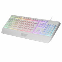 Gaming Maus Mars Gaming Weiß Qwerty Spanisch