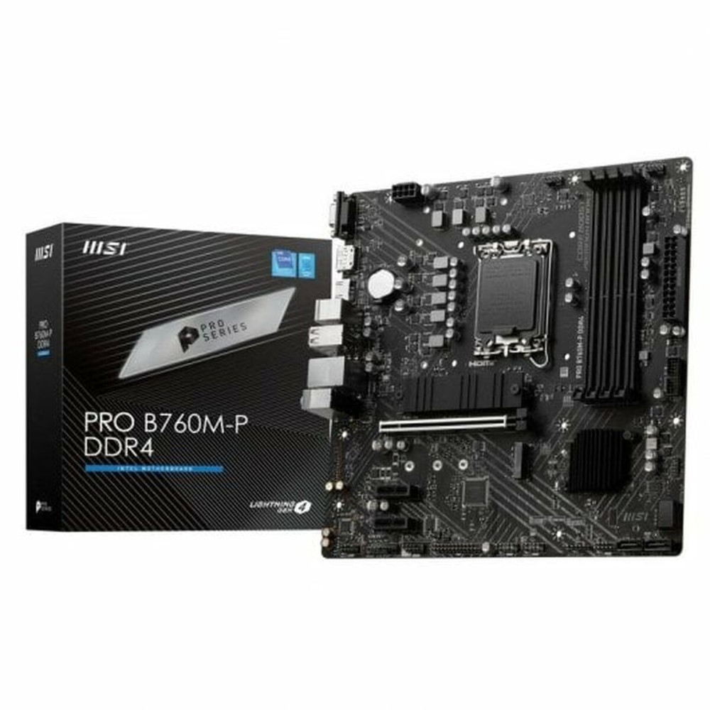 Carte Mère MSI PRO B760M-P DDR4 Intel B760 LGA 1700