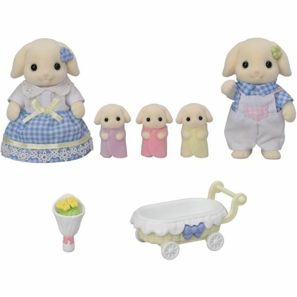 Zubehör für Puppenhaus Sylvanian Families 5735 Flora Rabbit family