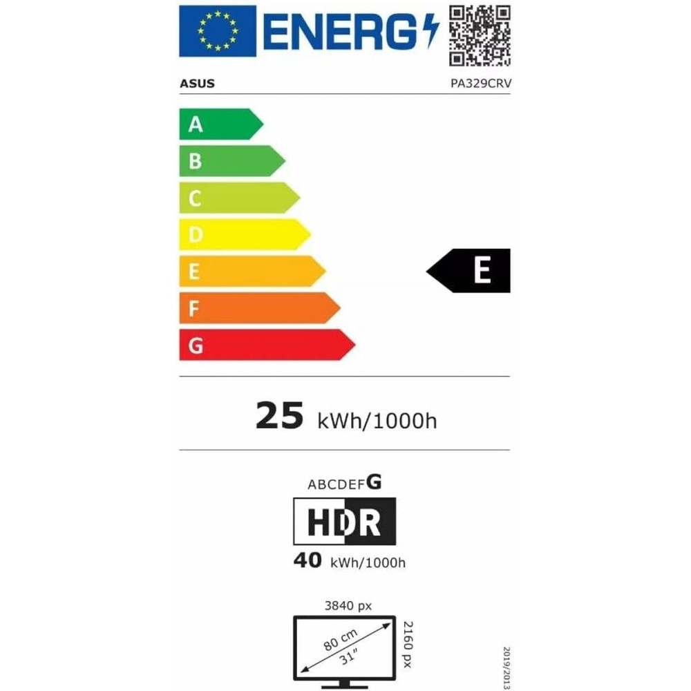 Écran Asus ProArt PA329CRV 32" LED IPS HDR10 LCD Flicker free