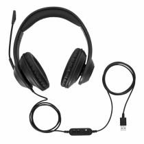 Casques avec Microphone Targus AEH102GL Noir