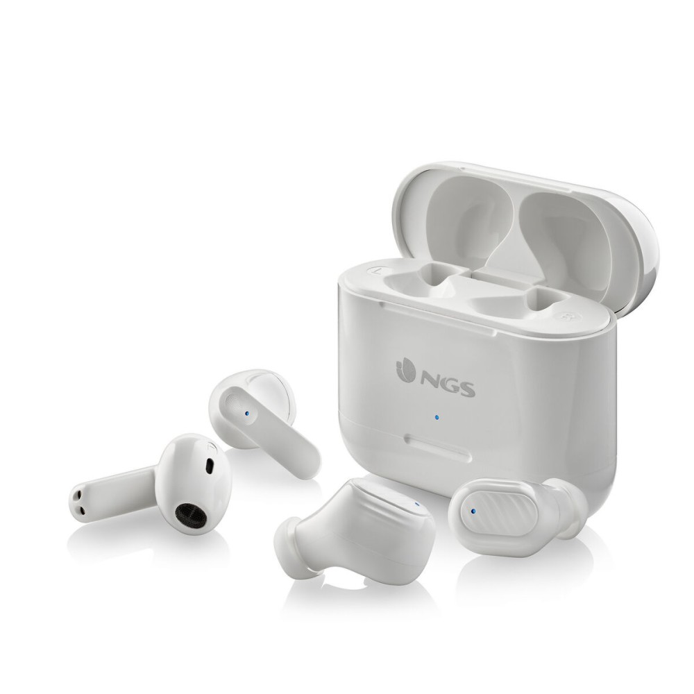 Casques Bluetooth avec Microphone NGS ARTICA DUO Blanc