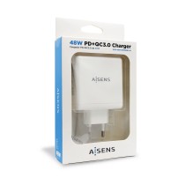 USB Wall Charger Aisens PD 3.0 USB-C 48 W White