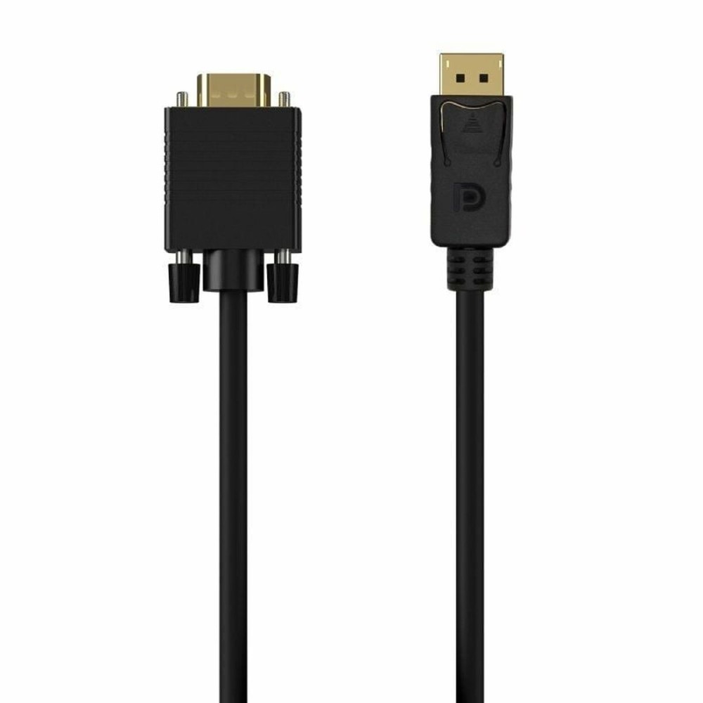 DisplayPort-zu-VGA-Adapter Aisens A125-0552 Schwarz 1 m