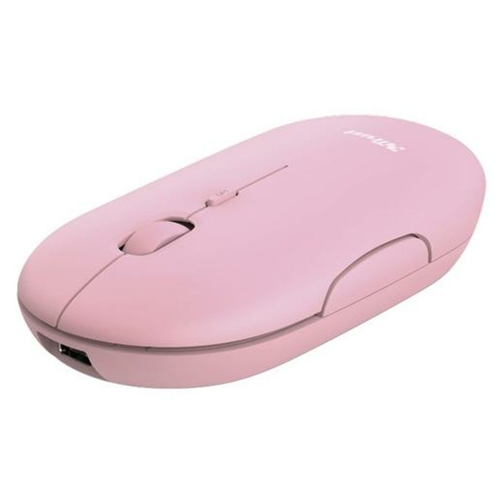 Schnurlose Mouse Trust Puck 1600 DPI Rosa