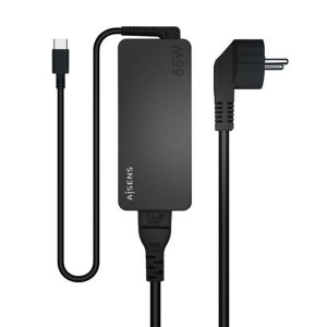 Wall Charger Aisens Cargador 65W PD3.0 1XUSB-C 1.8M, Negro Black 65 W