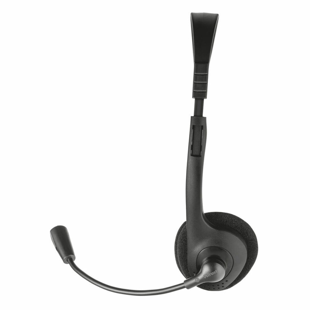 Headphones with Microphone Trust Black 1,8 m