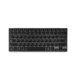 Clavier sans fil Subblim SUB-KB-3ADC201 Espagnol Qwerty Gris Argenté