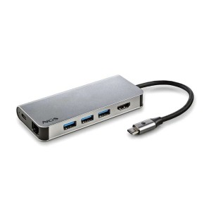 Hub USB NGS WONDER DOCK 8 Silberfarben