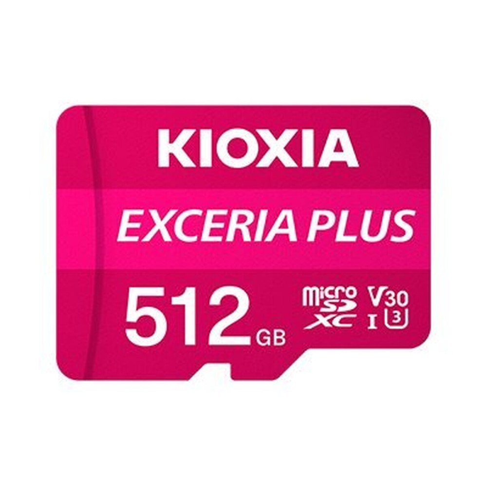 Carte Mémoire Micro SD avec Adaptateur Kioxia PLUS UHS-I C10 R98 512 GB