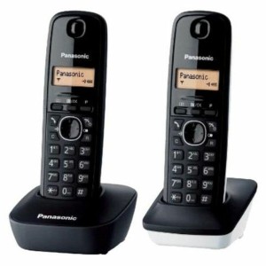 Kabelloses Telefon Panasonic KX-TG1612 Schwarz Schwarz/Weiß