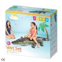 Personnage pour piscine gonflable Intex Crocodile Vert